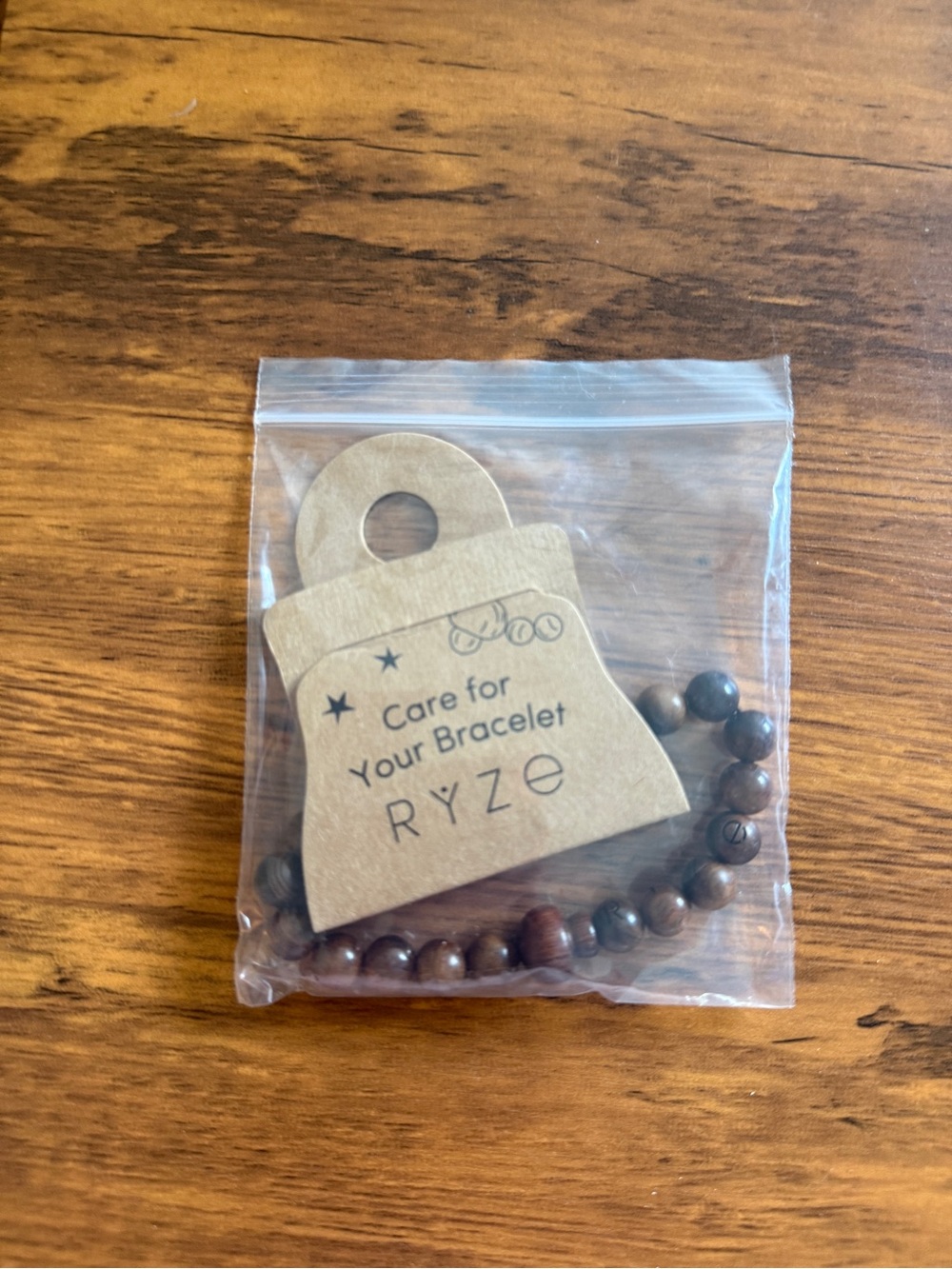 RYZE wooden bracelet